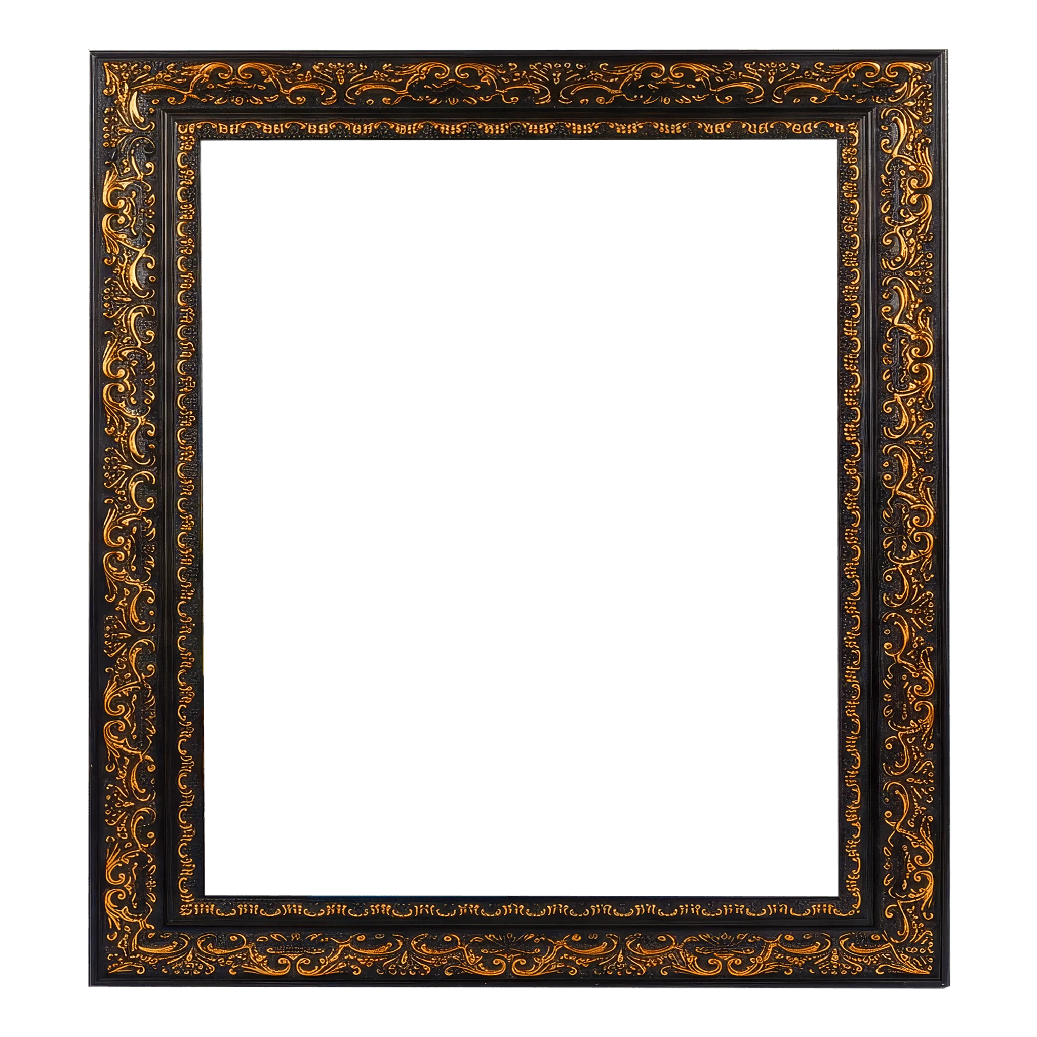 Royal Black with Gold